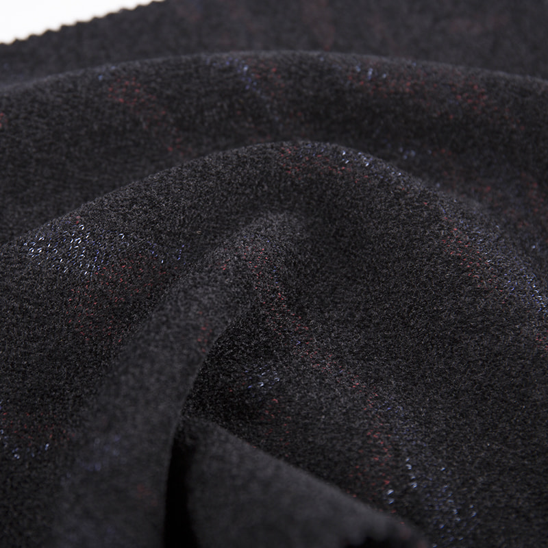 Polyester Cotton Camouflage Knitted Jacquard Chenille Winter Fabrics Para sa Damit AT2072-1/2/3/4/5
