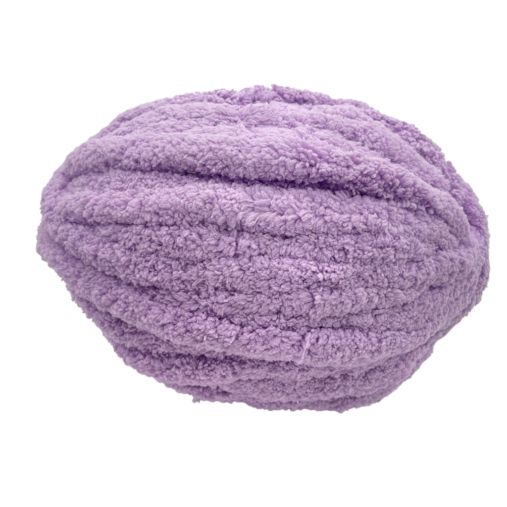 100 Polyester Thick Chunky Ice Stripe Yarn Para sa mga Blanket