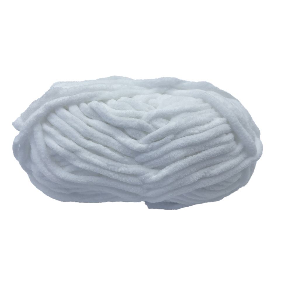 Super Chunky Chenille Yarn 100 Polyester Yarn Para sa Gantsilyo